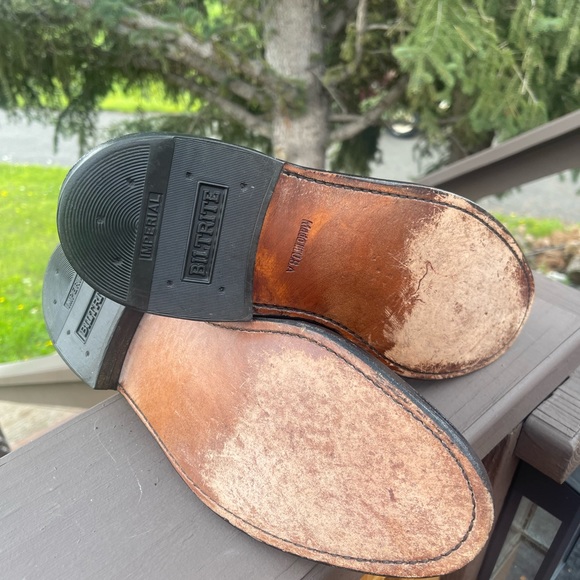 Vtg Stafford mens wingtip oxfords - Picture 3 of 4